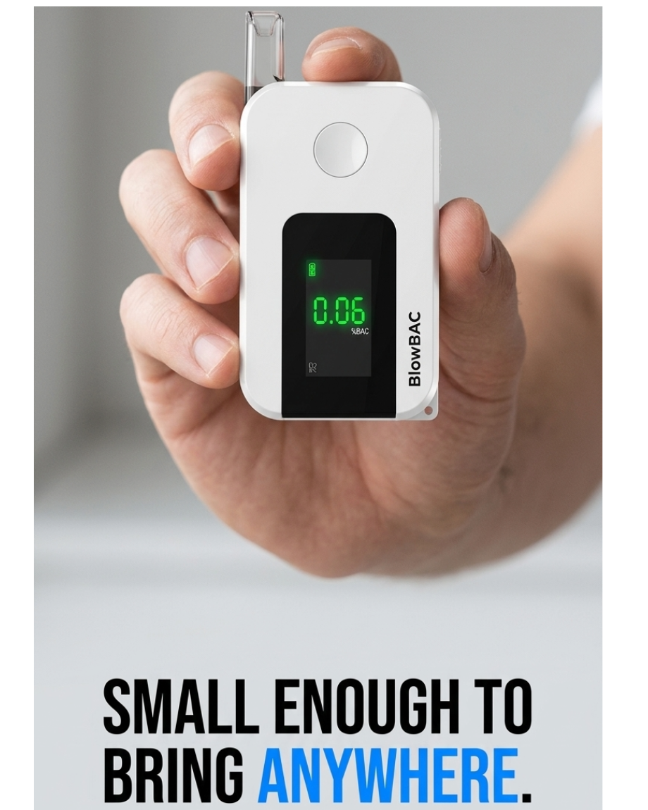 BlowBAC K1 — Personal Breathalyzer