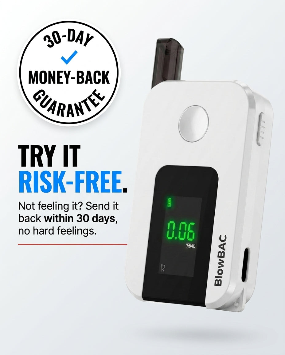 BlowBAC K1 — Personal Breathalyzer